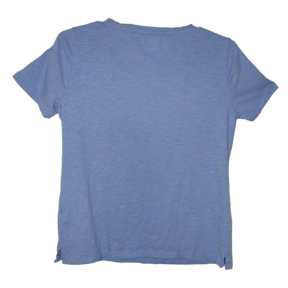 Talbots Petite Women's Short Sleeve Lace Yoke Top, Size Sp Usado. - Picture 4 of 6